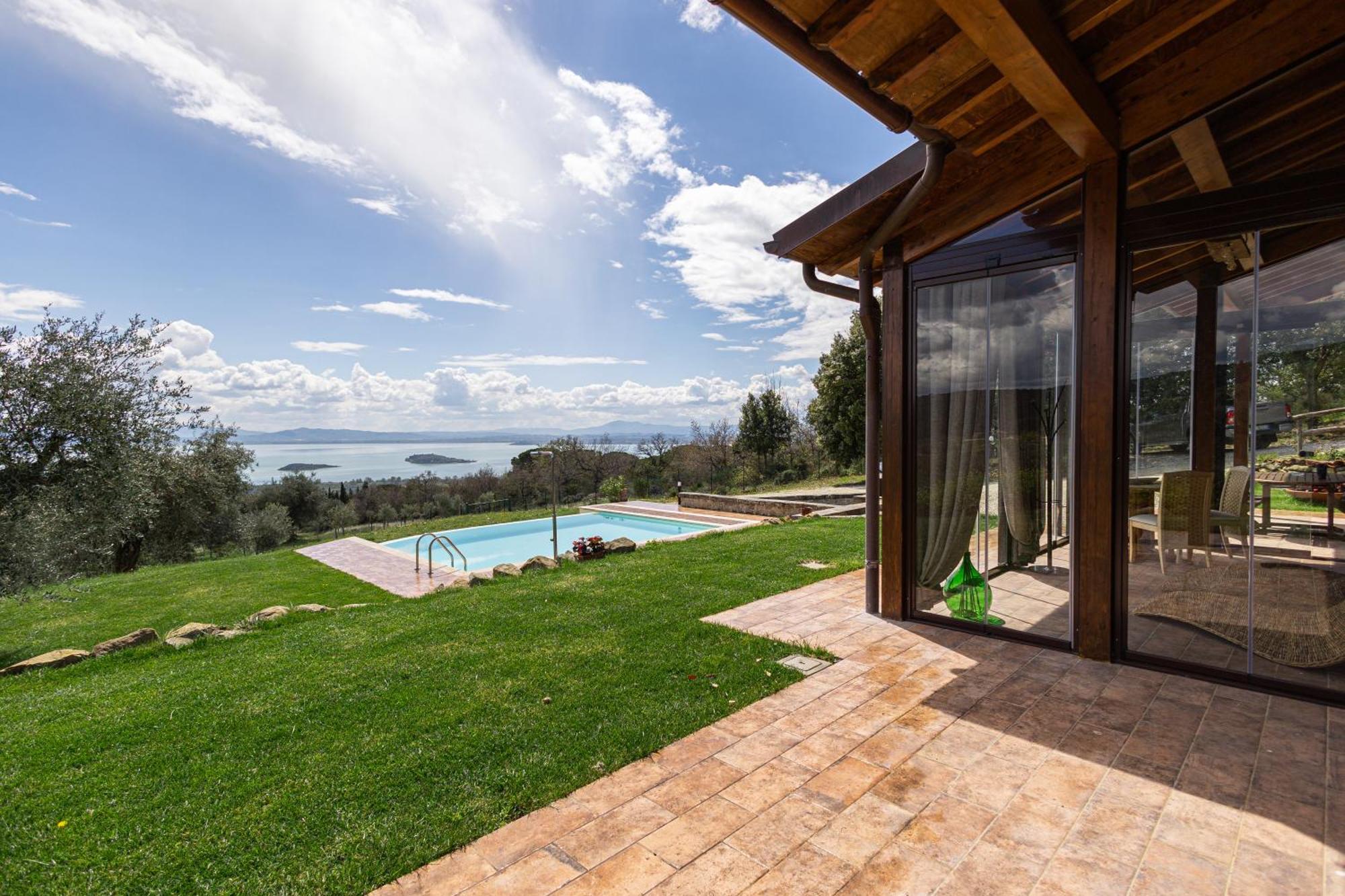 Di Colle In Colle - Country House With Private Pool 투오로술트라시메노 외부 사진