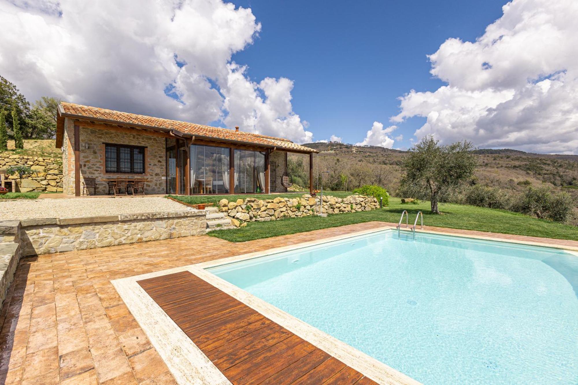 Di Colle In Colle - Country House With Private Pool 투오로술트라시메노 외부 사진
