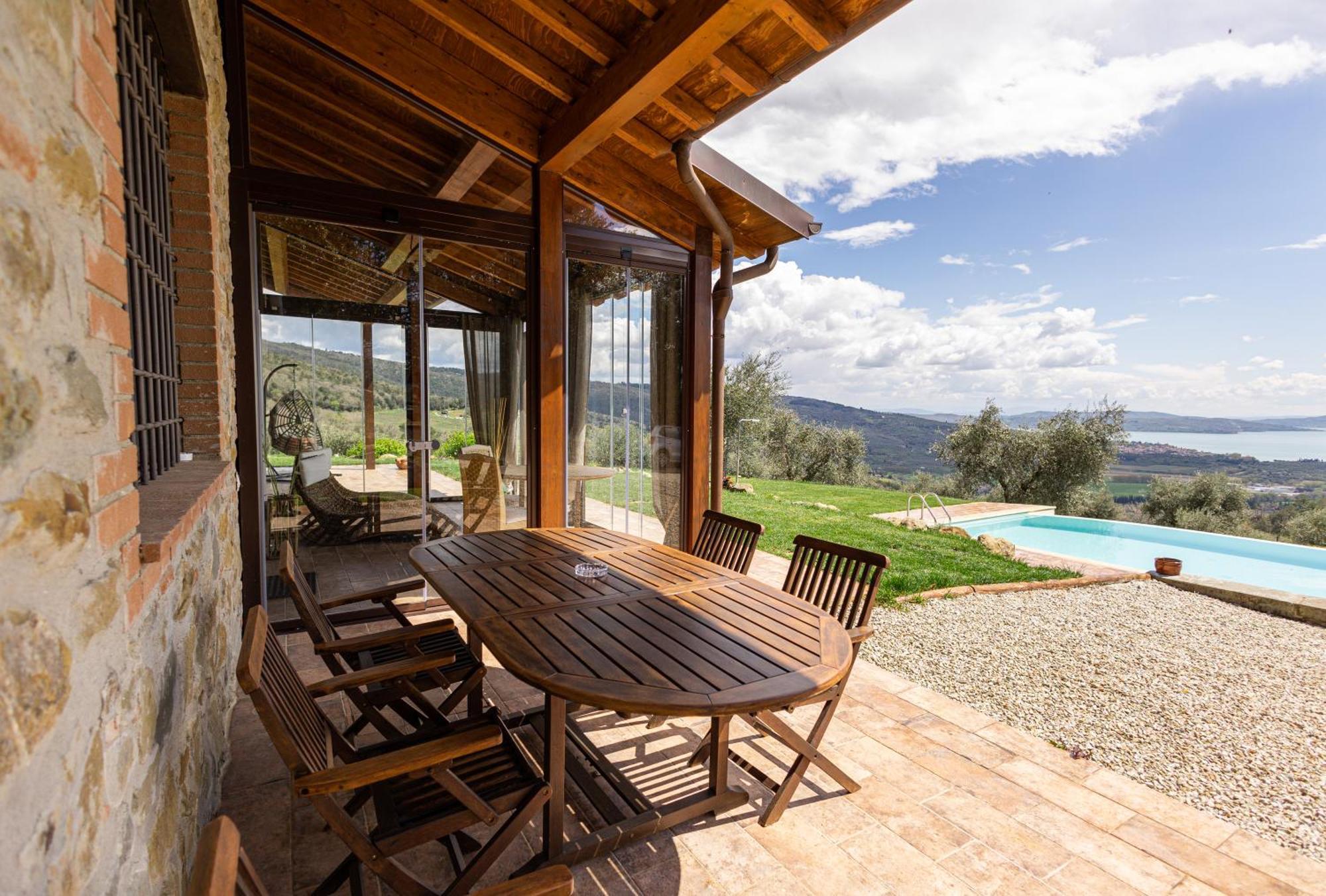 Di Colle In Colle - Country House With Private Pool 투오로술트라시메노 외부 사진